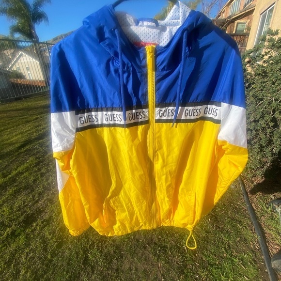 GUESS windbreaker jacket , used - Picture 1 of 13